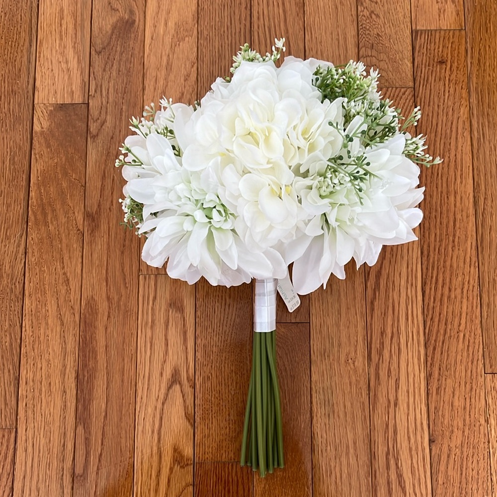 Cream Luxe Rose & Dahlia Bouquet by Ashland Artificial Flowers